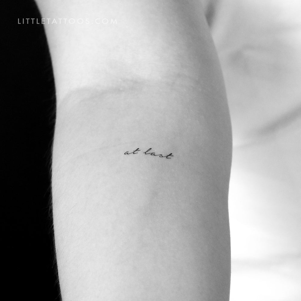 At Last Temporary Tattoo - Set of 3