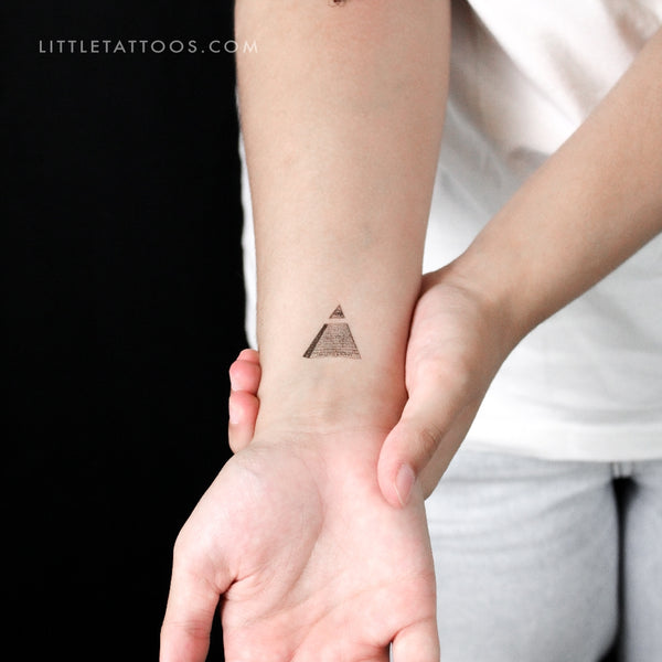 The Eye Of Providence Temporary Tattoo - Set of 3