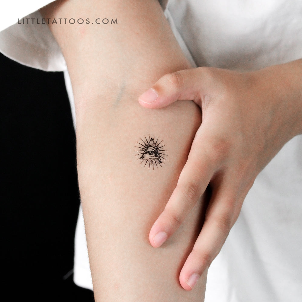 All-Seeing Eye Temporary Tattoo - Set of 3