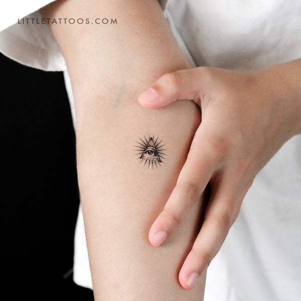 All-Seeing Eye Temporary Tattoo - Set of 3