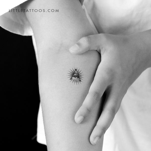 All-Seeing Eye Temporary Tattoo - Set of 3