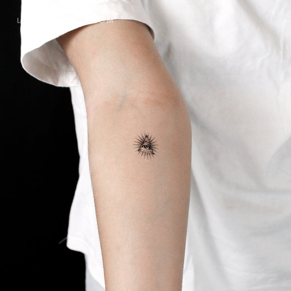 All-Seeing Eye Temporary Tattoo - Set of 3