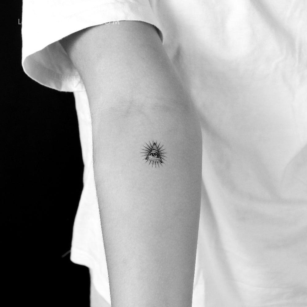 All-Seeing Eye Temporary Tattoo - Set of 3