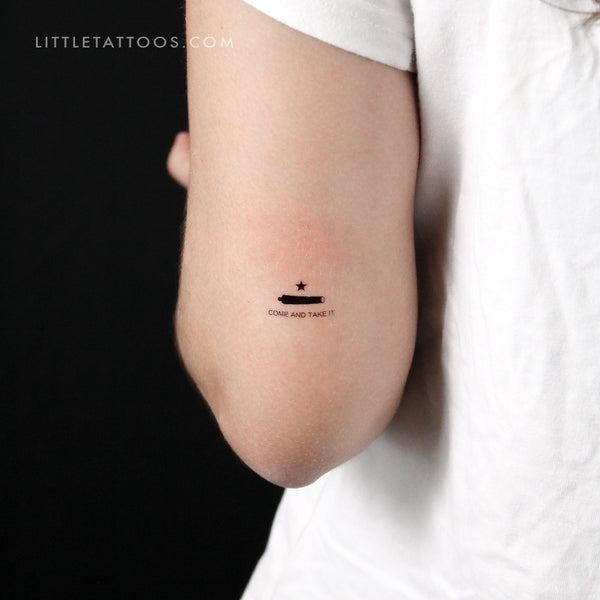 Come And Take It Temporary Tattoo - Set of 3