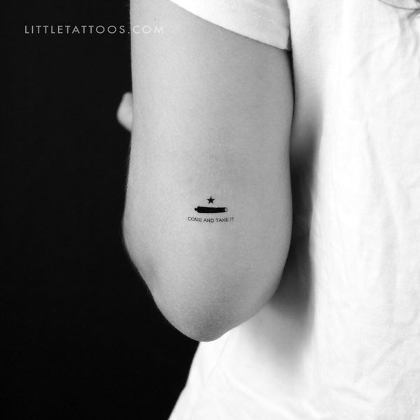 Come And Take It Temporary Tattoo - Set of 3