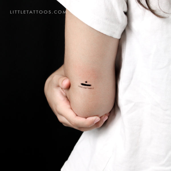 Come And Take It Temporary Tattoo - Set of 3