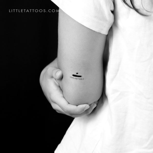 Come And Take It Temporary Tattoo - Set of 3