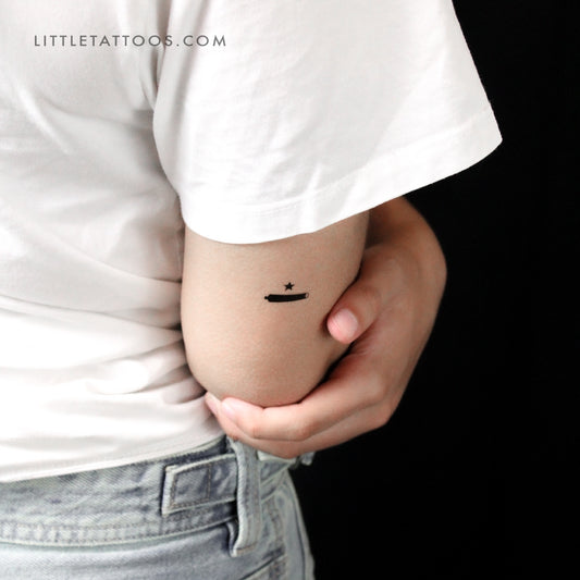 Small Come And Take It Temporary Tattoo - Set of 3