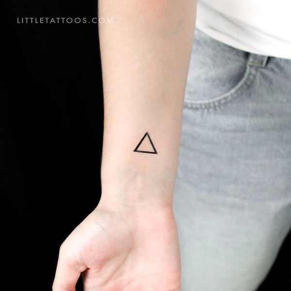 Triangle Temporary Tattoo - Set of 3
