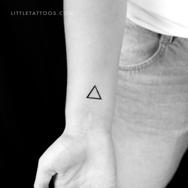 Triangle Temporary Tattoo - Set of 3