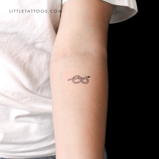 Tatuaje temporal de nudo en forma de ocho (juego de 3)