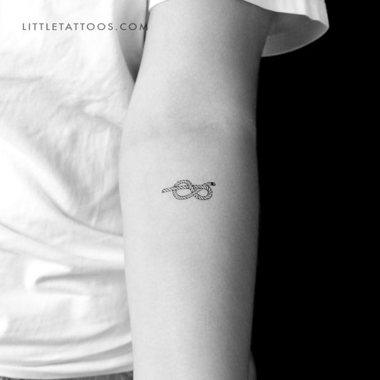 Tatuaje temporal de nudo en forma de ocho (juego de 3)