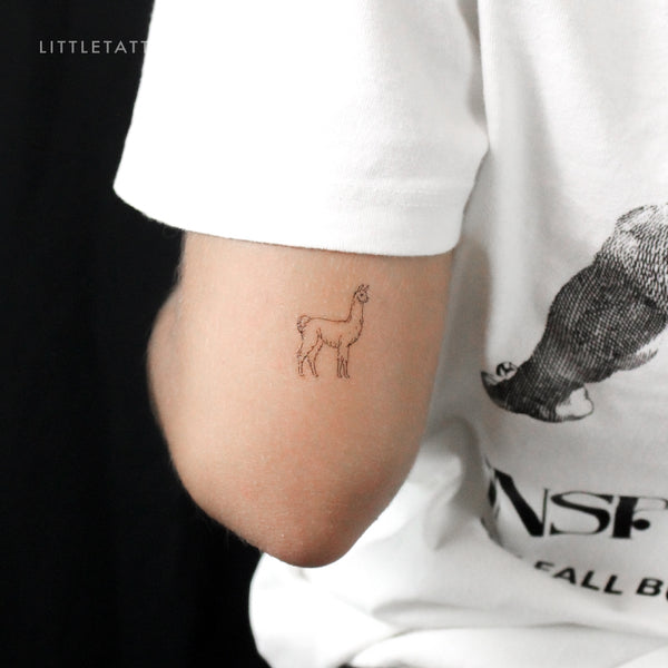 Llama Temporary Tattoo - Set of 3