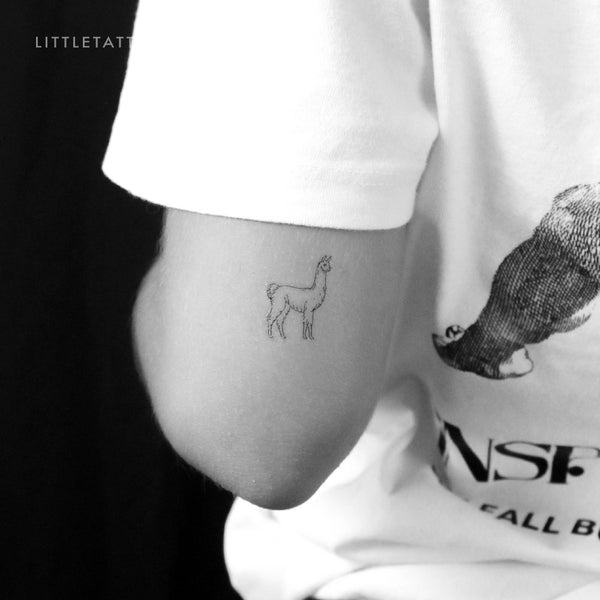 Llama Temporary Tattoo - Set of 3