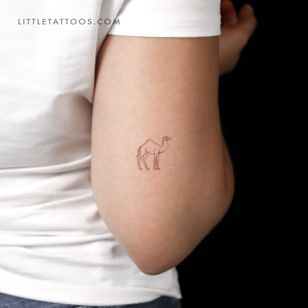Camel Temporary Tattoo - Set of 3