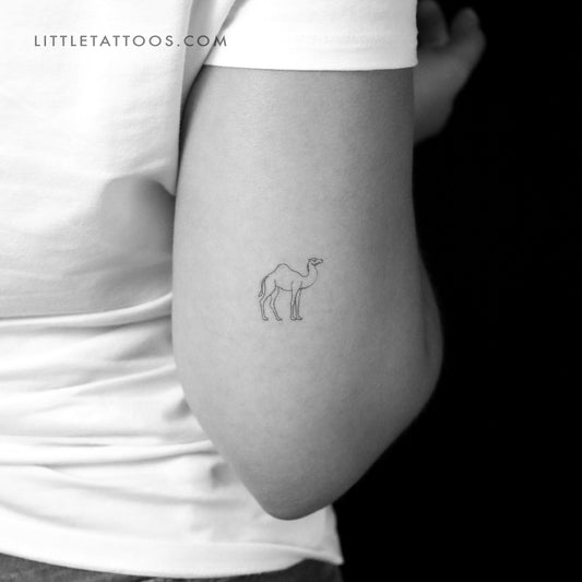 Tatuaje temporal de camello - Juego de 3