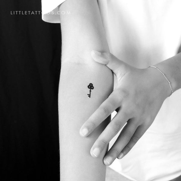 Vintage Key Temporary Tattoo - Set of 3