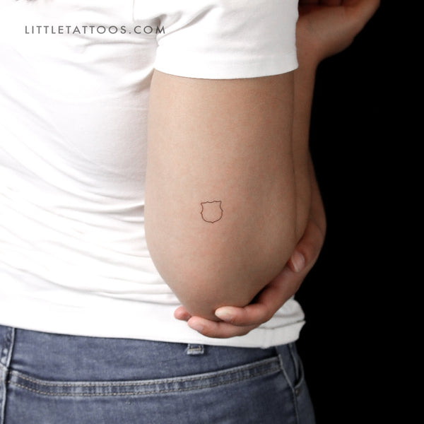 Barcelona Crest Temporary Tattoo - Set of 3