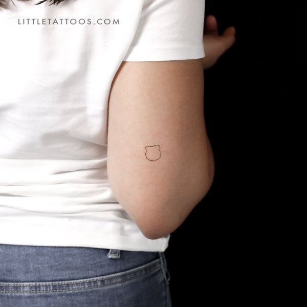 Barcelona Crest Temporary Tattoo - Set of 3