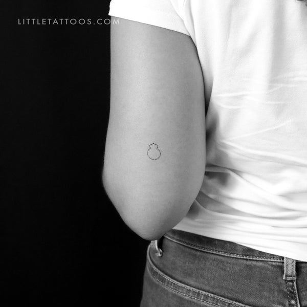 Madrid Crest Temporary Tattoo - Set of 3