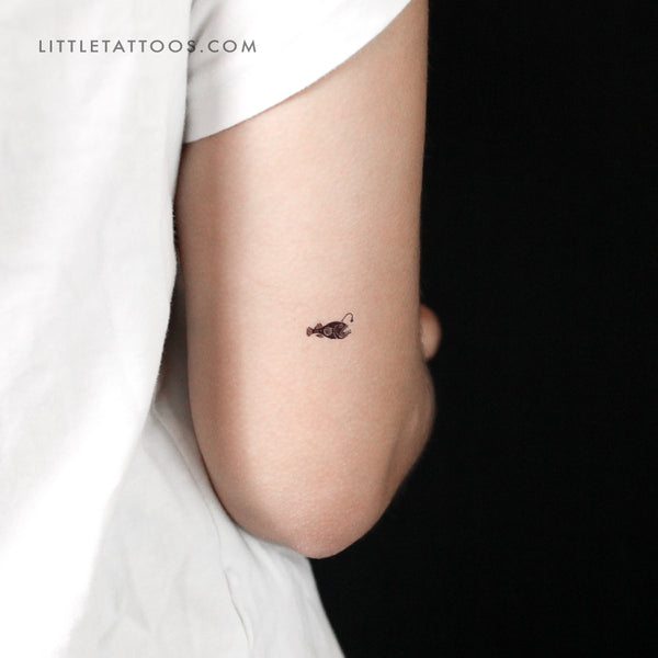Little Anglerfish Temporary Tattoo - Set of 3