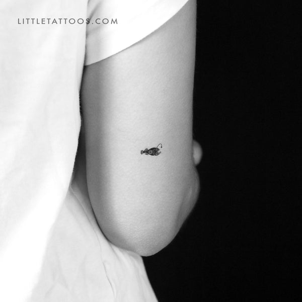 Little Anglerfish Temporary Tattoo - Set of 3