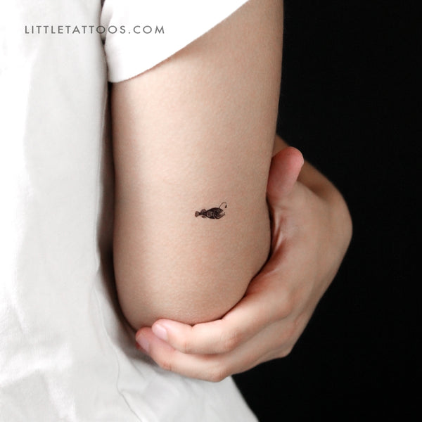 Little Anglerfish Temporary Tattoo - Set of 3