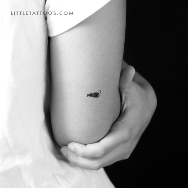 Little Anglerfish Temporary Tattoo - Set of 3