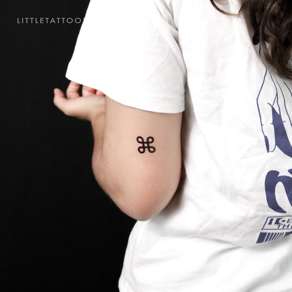 Looped Square Temporary Tattoo - Set of 3