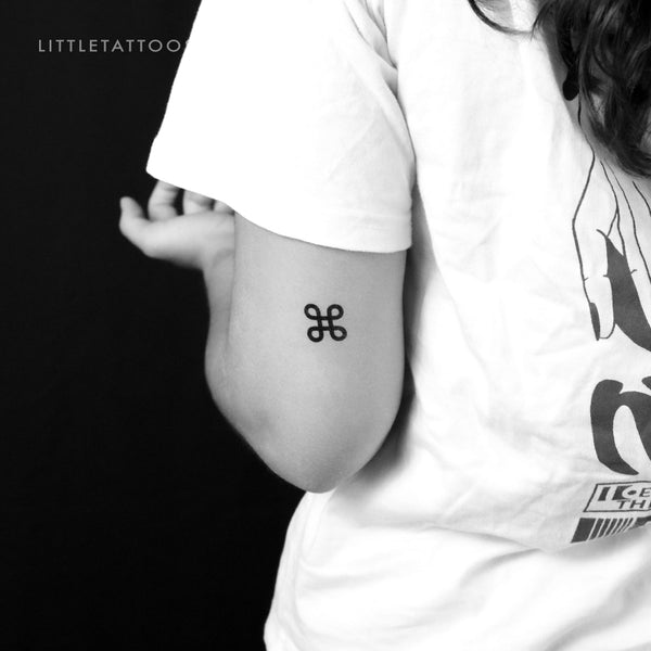 Looped Square Temporary Tattoo - Set of 3