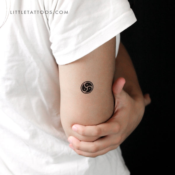 BDSM Triskele Temporary Tattoo - Set of 3