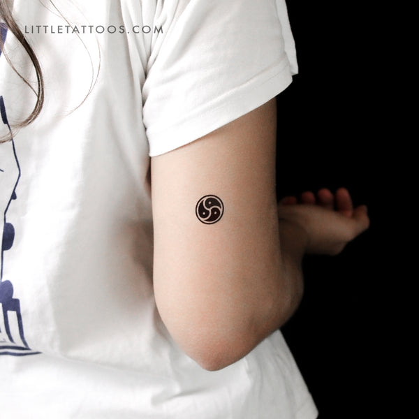 BDSM Triskele Temporary Tattoo - Set of 3