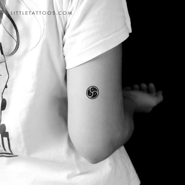 BDSM Triskele Temporary Tattoo - Set of 3