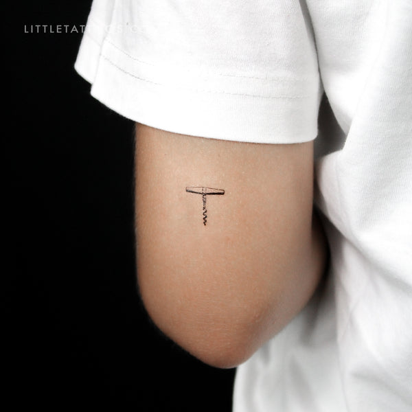 Corkscrew Temporary Tattoo - Set of 3