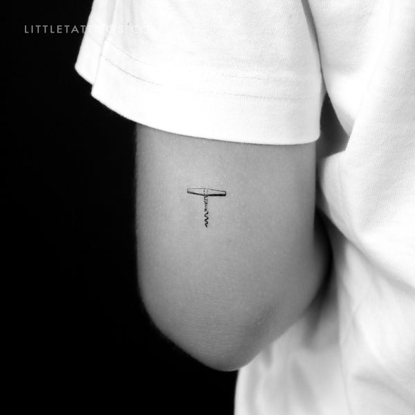 Corkscrew Temporary Tattoo - Set of 3