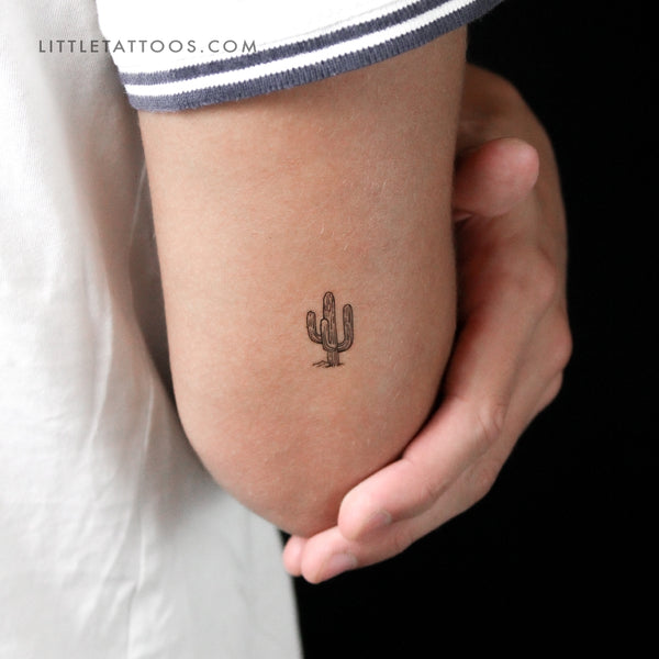 Saguaro Temporary Tattoo - Set of 3