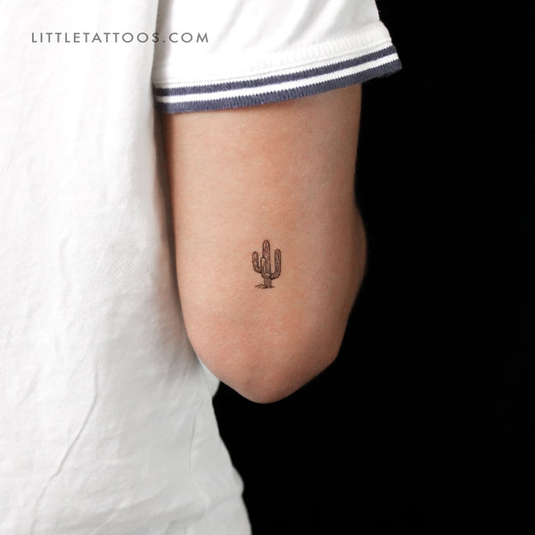 Saguaro Temporary Tattoo - Set of 3