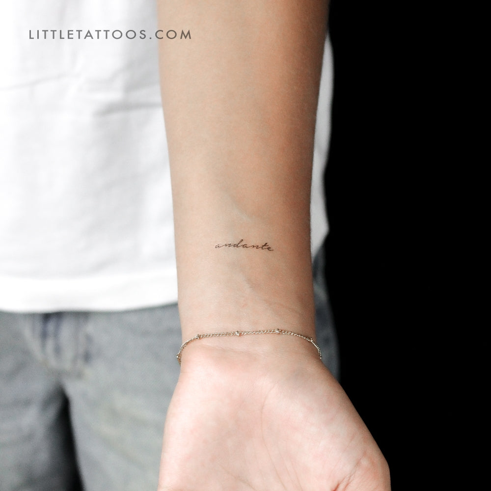 Tatuaje temporal Andante - Juego de 3