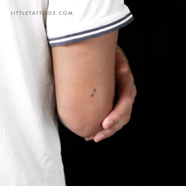 Ant Couple Temporary Tattoo - Set of 3