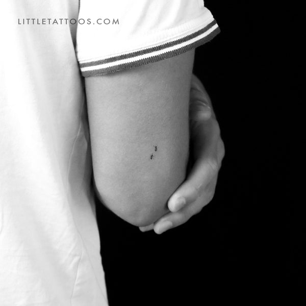 Ant Couple Temporary Tattoo - Set of 3