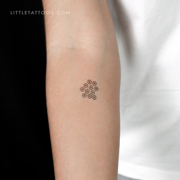 Stelle Pasta Temporary Tattoo - Set of 3