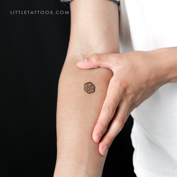 Rotelle Pasta Temporary Tattoo - Set of 3