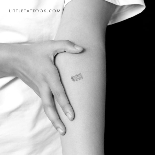 Newspaper Temporary Tattoo - Set of 3