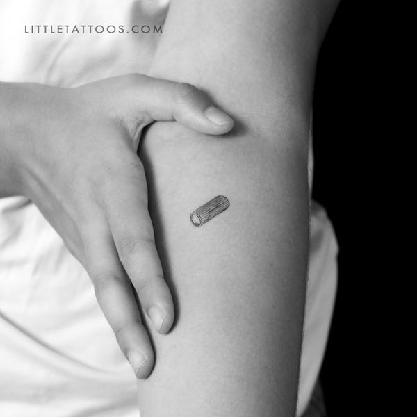 Rigatoni Pasta Temporary Tattoo - Set of 3