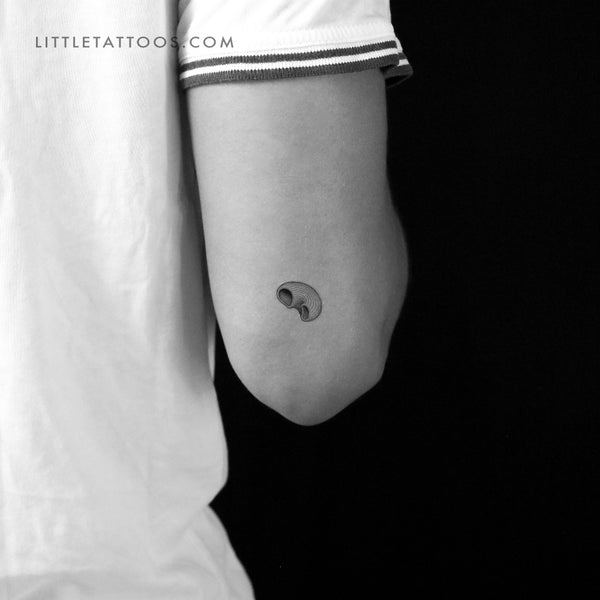 Pipe Rigate Pasta Temporary Tattoo - Set of 3