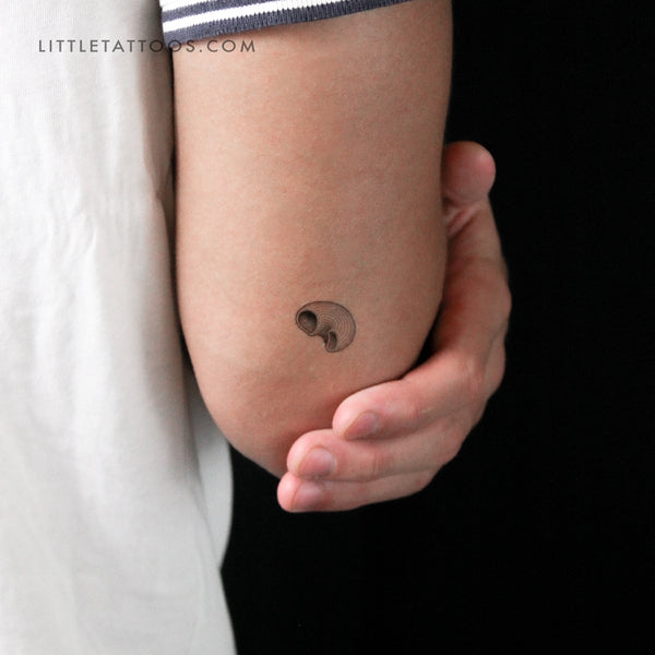 Pipe Rigate Pasta Temporary Tattoo - Set of 3