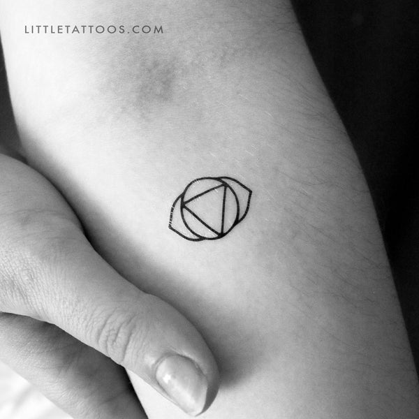 Ajna Chakra Temporary Tattoo - Set of 3