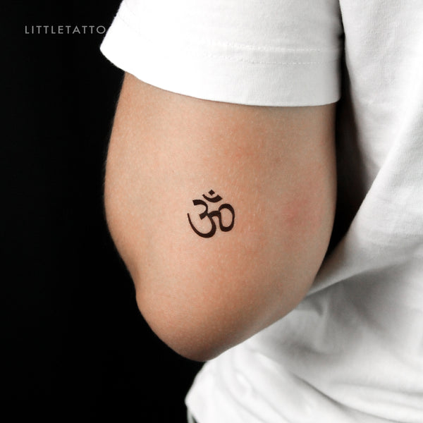 Om Temporary Tattoo - Set of 3