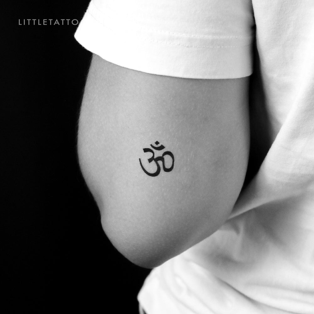 Om Temporary Tattoo - Set of 3
