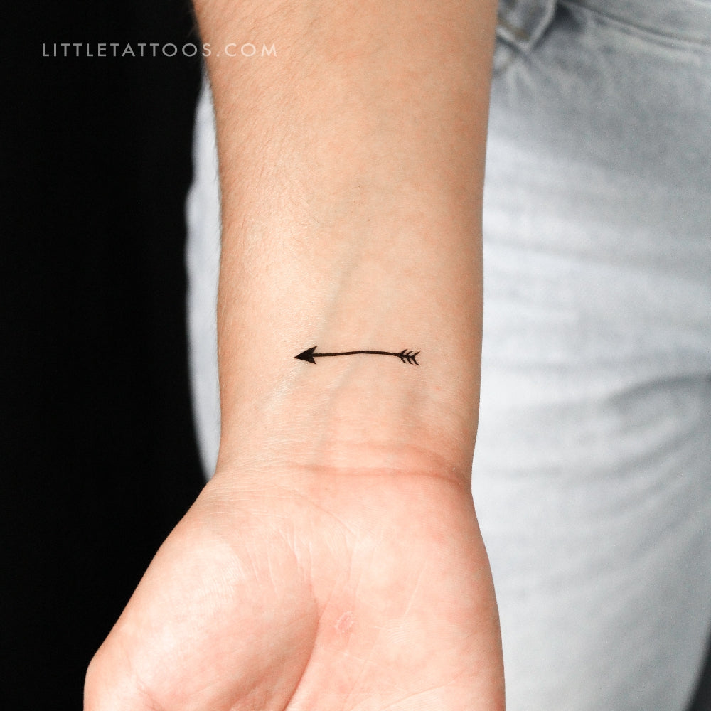 Tatuaje temporal de flecha pequeña - Juego de 3